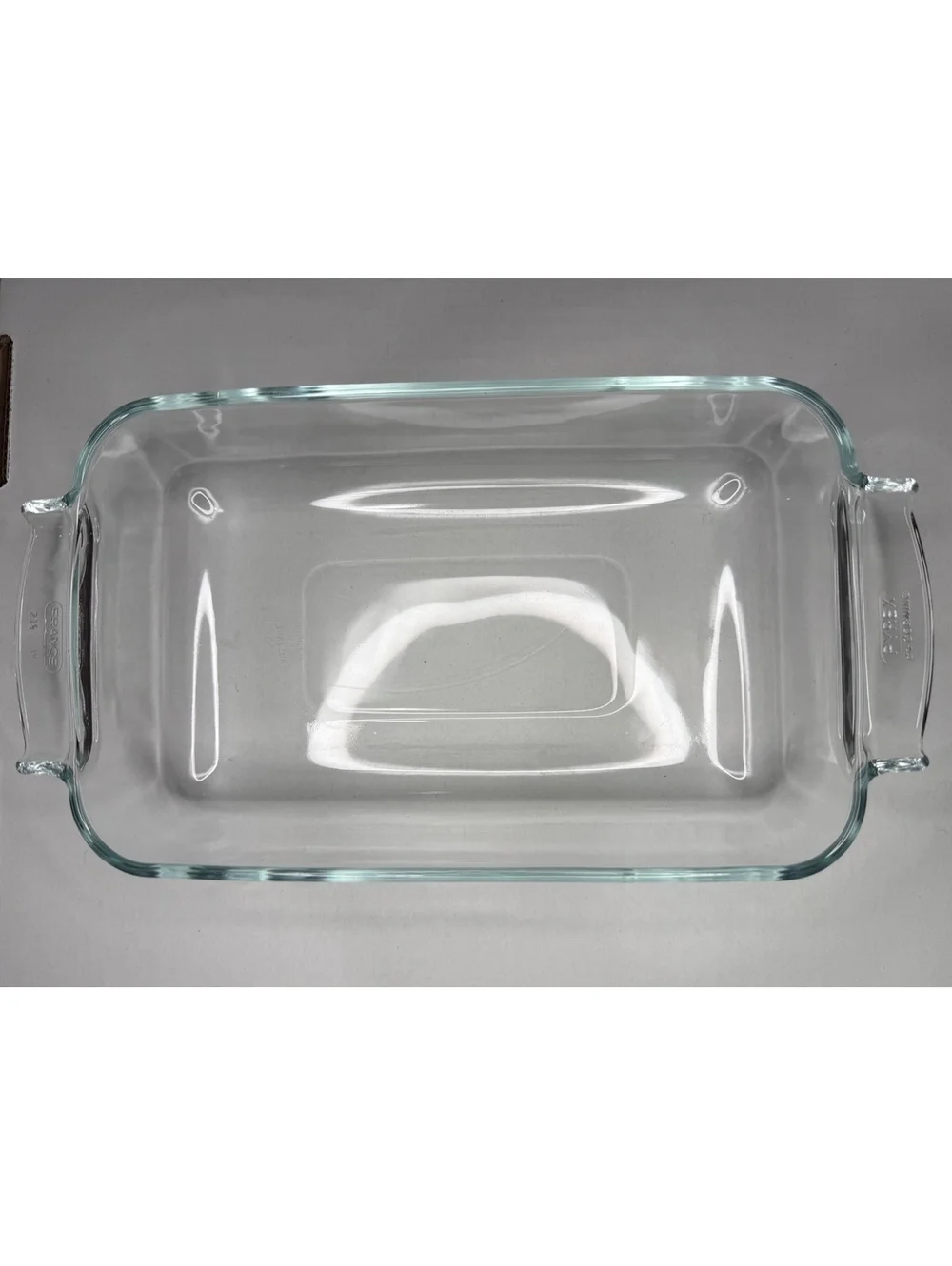 Vintage PYREX de Corning France 235 W Clear Glass Baking Dish